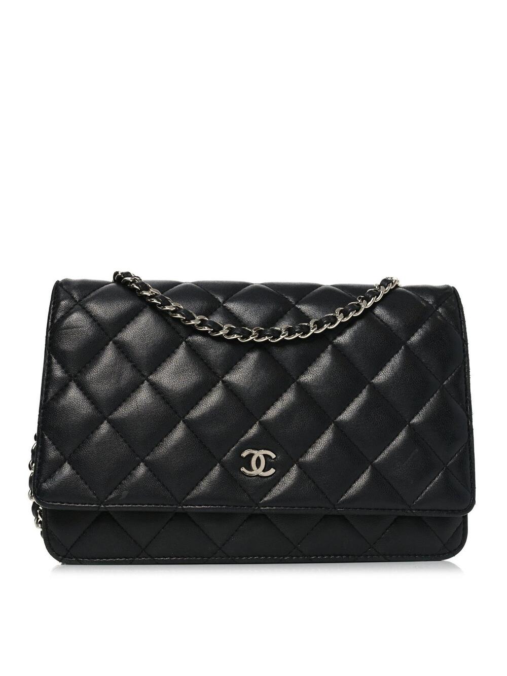 Chanel Lambskin Quilted Wallet On Chain #322727C19B